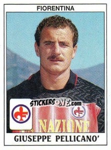 Cromo Giuseppe Pellicano' - Calciatori 1989-1990 n. 129 - Panini