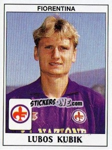 Sticker Lubos Kubik - Calciatori 1989-1990 n. 132 - Panini