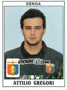 Sticker Attilio Gregori - Calciatori 1989-1990 n. 137 - Panini