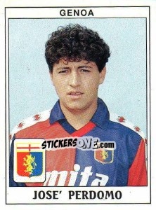 Figurina Jose' Perdomo - Calciatori 1989-1990 n. 141 - Panini
