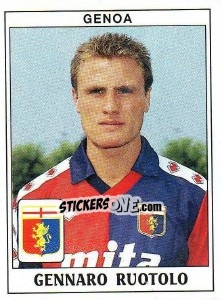 Sticker Gennaro Ruotolo - Calciatori 1989-1990 n. 144 - Panini
