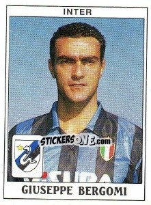 Cromo Giuseppe Bergomi - Calciatori 1989-1990 - Panini