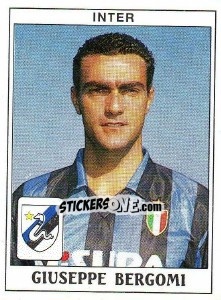 Sticker Giuseppe Bergomi - Calciatori 1989-1990 n. 157 - Panini