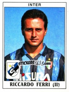 Sticker Riccardo Ferri - Calciatori 1989-1990 n. 160 - Panini
