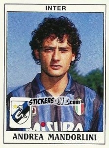 Figurina Andrea Mandorlini - Calciatori 1989-1990 - Panini