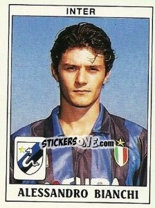 Sticker Alessandro Bianchi - Calciatori 1989-1990 n. 162 - Panini