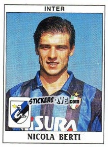 Sticker Nicola Berti - Calciatori 1989-1990 - Panini