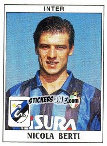 Cromo Nicola Berti - Calciatori 1989-1990 n. 163 - Panini