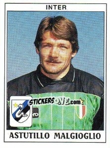 Sticker Astutillo Malgioglio - Calciatori 1989-1990 n. 167 - Panini