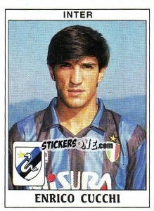 Sticker Enrico Cucchi - Calciatori 1989-1990 n. 170 - Panini