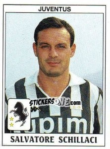 Figurina Salvatore Schillaci - Calciatori 1989-1990 - Panini