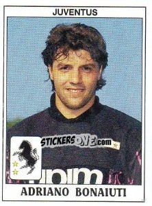 Sticker Adriano Bonaiuti - Calciatori 1989-1990 n. 186 - Panini