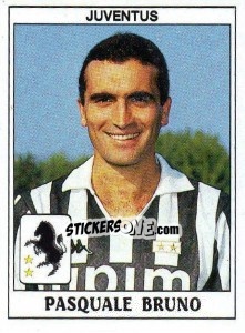 Sticker Pasquale Bruno - Calciatori 1989-1990 n. 187 - Panini