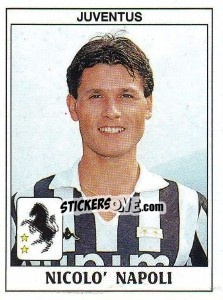 Sticker Nicolò Napoli - Calciatori 1989-1990 - Panini