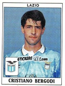 Sticker Cristiano Bergodi - Calciatori 1989-1990 - Panini