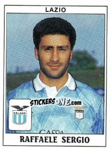 Sticker Raffaele Sergio - Calciatori 1989-1990 - Panini