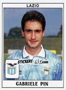 Sticker Gabriele Pin - Calciatori 1989-1990 n. 197 - Panini