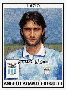 Sticker Angelo Adamo Gregucci - Calciatori 1989-1990 - Panini