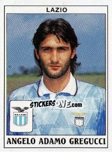Sticker Angelo Adamo Gregucci - Calciatori 1989-1990 n. 198 - Panini