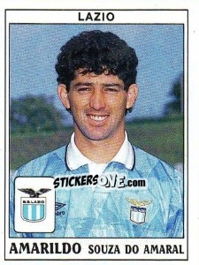 Cromo Amarildo Souza Do Amaral - Calciatori 1989-1990 - Panini