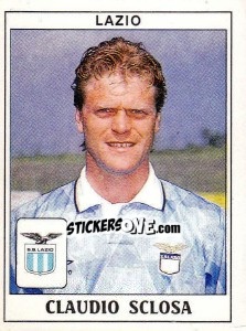 Sticker Claudio Sclosa - Calciatori 1989-1990 n. 203 - Panini