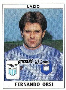 Sticker Fernando Orsi - Calciatori 1989-1990 n. 205 - Panini