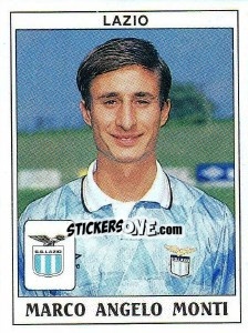Sticker Marco Angelo Monti - Calciatori 1989-1990 - Panini