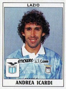 Sticker Andrea Icardi - Calciatori 1989-1990 n. 208 - Panini