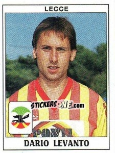 Sticker Dario Levanto - Calciatori 1989-1990 - Panini