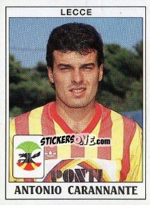 Cromo Antonio Carannante - Calciatori 1989-1990 - Panini