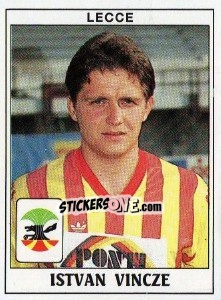 Figurina Istvan Vincze - Calciatori 1989-1990 - Panini