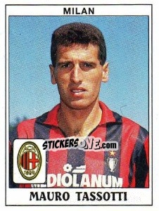 Sticker Mauro Tassotti - Calciatori 1989-1990 n. 233 - Panini