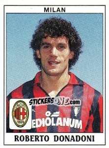 Figurina Roberto Donadoni - Calciatori 1989-1990 - Panini