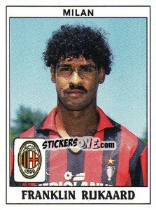 Figurina Franklin Rijkaard - Calciatori 1989-1990 - Panini