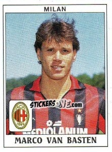 Sticker Marco Van Basten - Calciatori 1989-1990 - Panini
