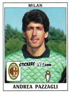 Sticker Andrea Pazzagli - Calciatori 1989-1990 n. 243 - Panini