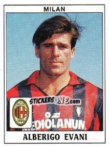 Cromo Alberigo Evani - Calciatori 1989-1990 - Panini