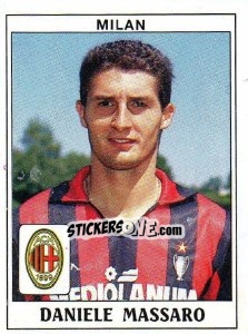 Cromo Daniele Massaro - Calciatori 1989-1990 - Panini