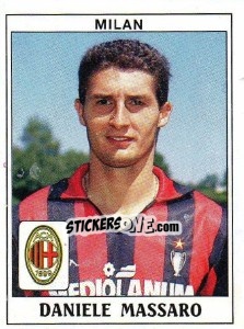 Sticker Daniele Massaro - Calciatori 1989-1990 n. 245 - Panini