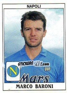 Sticker Marco Baroni - Calciatori 1989-1990 - Panini