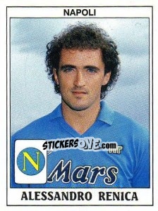 Figurina Alessandro Renica - Calciatori 1989-1990 - Panini