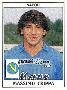 Sticker Massimo Crippa - Calciatori 1989-1990 n. 257 - Panini