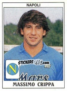 Figurina Massimo Crippa - Calciatori 1989-1990 - Panini