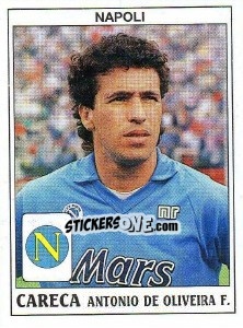 Sticker Careca Antonio De Oliveira F. - Calciatori 1989-1990 - Panini