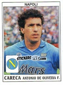 Figurina Careca Antonio De Oliveira F. - Calciatori 1989-1990 - Panini