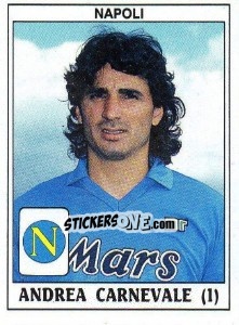 Sticker Andrea Carnevale - Calciatori 1989-1990 n. 261 - Panini