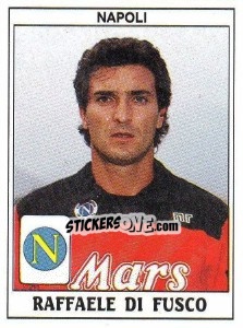 Sticker Raffaele Di Fusco - Calciatori 1989-1990 n. 262 - Panini