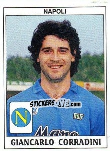 Sticker Giancarlo Corradini - Calciatori 1989-1990 n. 263 - Panini