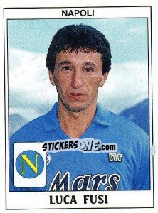 Sticker Luca Fusi - Calciatori 1989-1990 - Panini