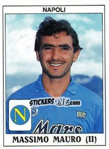 Cromo Massimo Mauro - Calciatori 1989-1990 - Panini